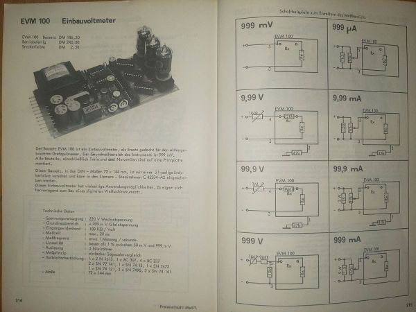 EVM 100 Voltmeter